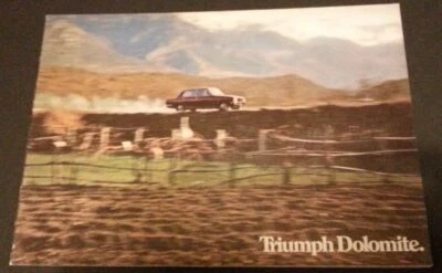 Triumph Dolomite 1973 depliant originale auto italiano brochure - Immagine 1 di 4
