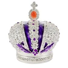 Gorgeous Fully Studded and Enameled Coronation Crown Trinket Box