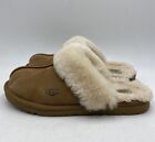 UGG Disquette Chestnut Shearling Leather Women’s Slippers Size 6