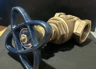 NIBCO NL0J00A Bronze Gate Valve 1" NPT T-113 - Image 1 of 4