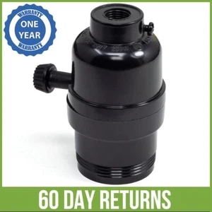 Zing Ear 3 Way Turn Knob Switch Bulb Lamp Socket Replacement Uno E26 250V 250W - Picture 1 of 6
