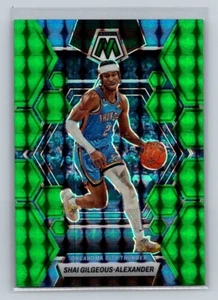 2022-23 Panini Mosaic - Shai Gilgeous-Alexander #4 Green Mosaic Prizm - Picture 1 of 3
