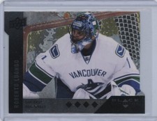2009-10 Black Diamond Horizontal Perimeter Die-Cut #BD15 Roberto Luongo   *19683