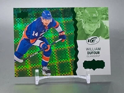 2023-24 UD Ice Green Rookie #112 WILLIAM DUFOUR New York Islanders RC - Image 1 of 2