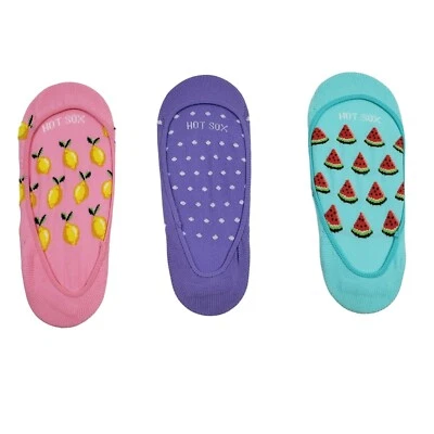 Calcetines forrados de verano para mujer Hot Sox en rosa/púrpura/azul - talla única Foto 1 de 4