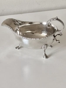 George II Antique Silver Sauce Gravy Boat George Smith II London 1766 GEORGIAN - Picture 1 of 12