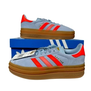 W Adidas Gazelle Bold Blue And Red Youth Size 7 JR5950 - Picture 1 of 9