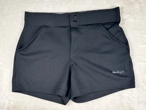 VTG 80s MacGregor Coaches Baseball Softball Shorts Mens 36L38 Black Made in USA - Picture 1 of 8