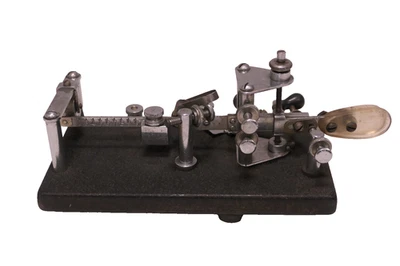 Vibroplex Lightning Bug Vintage Ham Radio Telegraph Key - Image 1 of 4