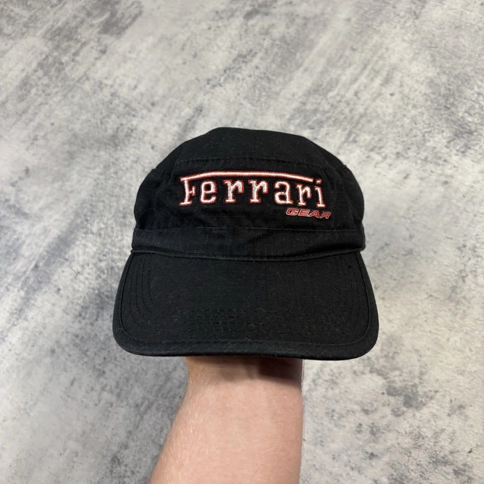 00s Ferrari Gear Official Black Racing Formula 1 Cap - Image 1 of 4