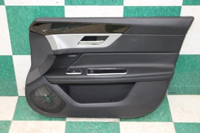 16-20 Jaguar XF *DMG* Black Front Passenger Right RH Interior Door Trim Panel OE - Imagem 1 de 4