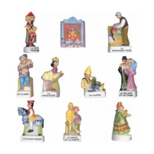 Puppets _ Complete Series 10 Feves _ Showcase miniature porcelain collection - Picture 1 of 1