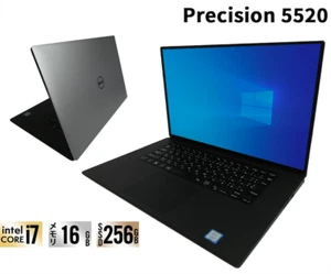 DELL Mobile Workstation Precision 5520 Core i7-7820HQ NVIDIA Quadro M1200M 16GB - Picture 1 of 3