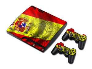 PS3 PlayStation 3 Slim Skin Design Foils pegatina lámina protectora - Spanish Soccer - Imagen 1 de 1