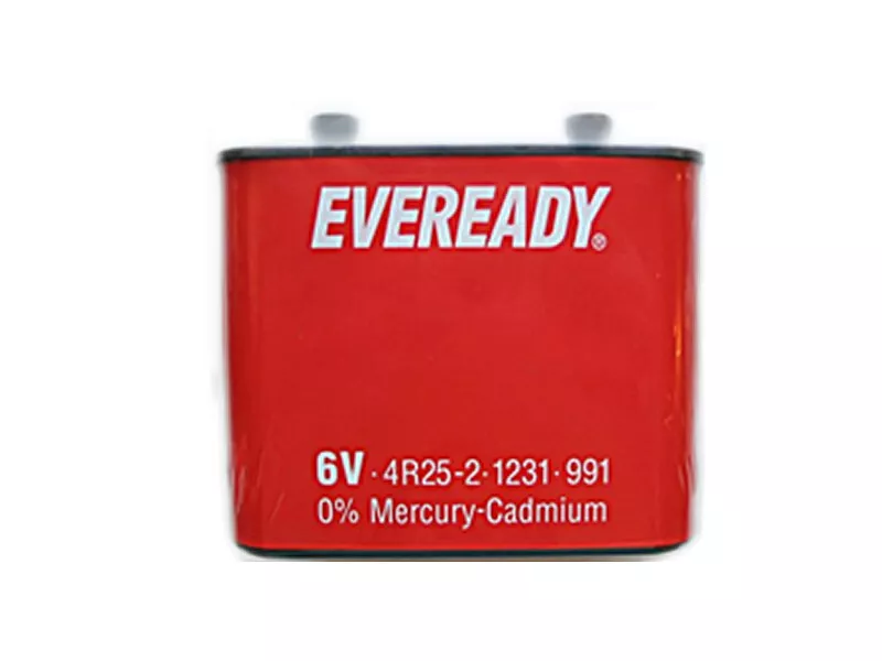 Batería de bloque Eveready 4R25 6V - 2 puertos 22Ah