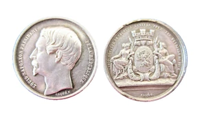 FRANCE-1850- SILK WORKERS INSURANCE C0 - JETON- VERY RARE - Picture 1 of 1