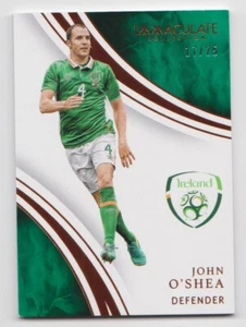 Panini Immaculate Collection Soccer Bronze 2017/25 John O'shea Irlanda - Imagen 1 de 1