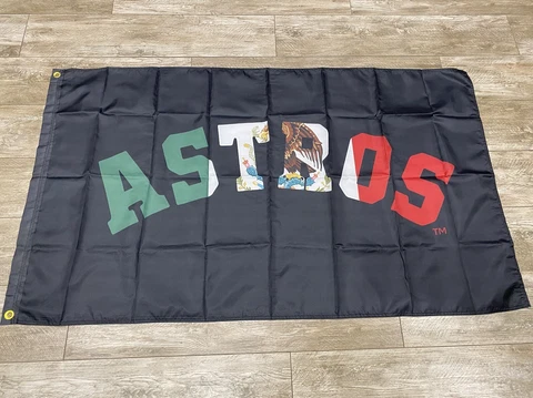 Houston Astros 2022 World Series champions Mexico Flag Banner New 3x5FT Cover