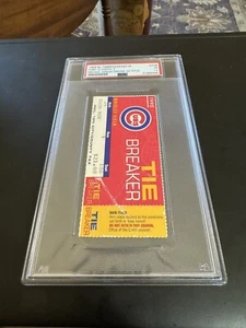 1998 Cubs Giants tie breaker ticket MICHAEL JORDAN FIRST PITCH PSA 1.5 - Picture 1 of 2