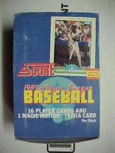 1989 Score Baseball Wax Box - 36 Sealed Packs - Picture 1 of 2