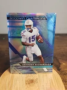 2023 UD Goodwin Champions ANTHONY RICHARDSON /75 'Ocean' Parallel #GP-SO Colts - Picture 1 of 11