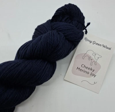 (199€/kg):100g Rosy Green CHEEKY MERINO JOY, Pt. 70689, b. 63 Tiefer Ozean #7414 - Bild 1 von 2