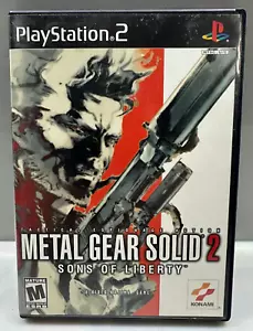 Metal Gear Solid 2 Sons of Liberty PS2 PlayStation 2 + Tarjeta Reg - Completa en caja original - Imagen 1 de 8