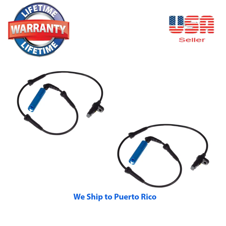 2 X Sensor de Velocidade de Roda ABS Ajuste: BMW 325XI 330XI 2001-2005 Frente Esquerda e Direita  - Imagem 1 de 4