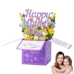 Creative Mother's Day Gift Greeting Card Happy Mother's Day Card for Mom Gift - Picture 1 of 12