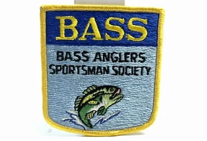 Vintage BASS Anglers Sportsman Society Patch Fisherman Fishing Pro Fish - Picture 1 of 2
