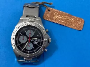 WINCHESTER HAWK CHRONO WATCH -RARE-CASE MM.43-NEW - Picture 1 of 11
