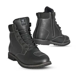 R-TECH - BOTAS DE MOTO HERITAGE WP TOURING DE CUERO NEGRO - Imagen 1 de 17