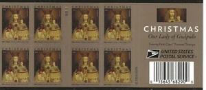 US Scott #5525, Booklet Pane 2020 Christmas VF MNH - Picture 1 of 1