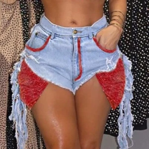 woman casual denim shorts. - Picture 1 of 1