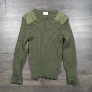US Marine Corps Wool Commando Sweater Olive Green Men's Size 40 - Picture 1 of 3
