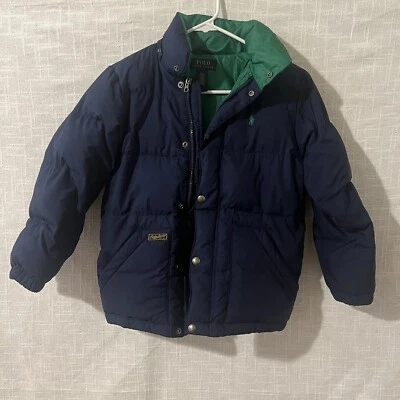 Ralph Lauren  DOWN Puffer Jacket, winter  Blue And Green Youth Small (8) - Image 1 of 4