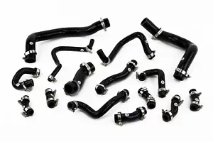 Stoney Racing Silicone Coolant Hoses fits MINI Cooper S R53 R52 Manual Black - Picture 1 of 4
