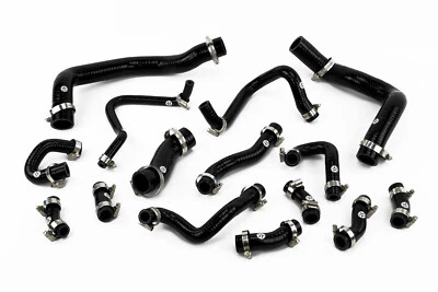 Stoney Racing Silicone Coolant Hoses fits MINI Cooper S R53 R52 Manual Black - Image 1 of 4