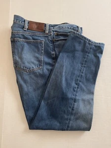 Lands End Square Rigger Distressed Herrenjeans Medium Waschung Größe 34X30 - Bild 1 von 8