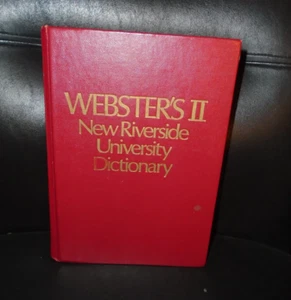 Webster's New Riverside University Dictionary by Noah Webster (1984, Hardcover) - Bild 1 von 4