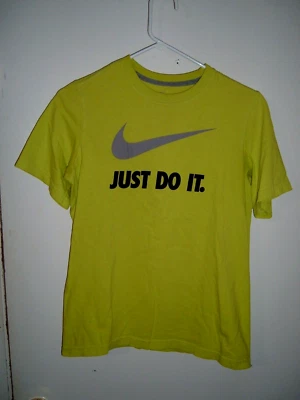 Nike "Just Do It" Youth Large Yellow T-Shirt - Image 1 of 3