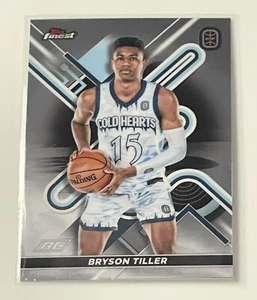 2022-23 Topps Finest OTE Bryson Tiller* RC Basketball OTE Rookie #31 Cold Hearts - Picture 1 of 2