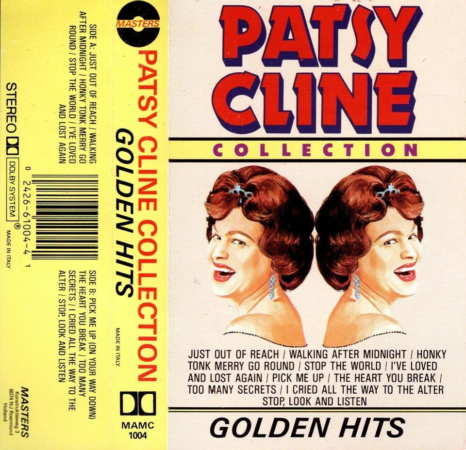 PATSY CLINE "COLLECTION: GOLDEN HITS" CASSETTE 0000 masters - Image 1 of 1