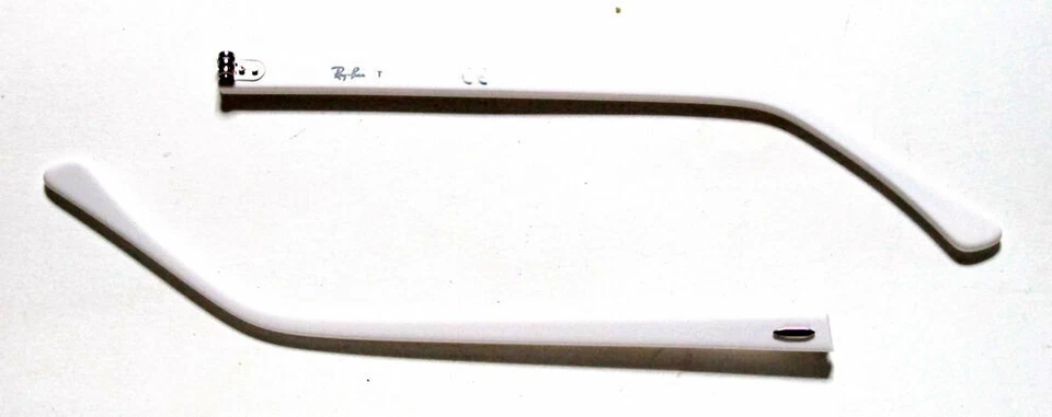 Ray Ban 4346 Clubround Varillas De Repuesto Blanco/Plata - Imagen 1 de 1