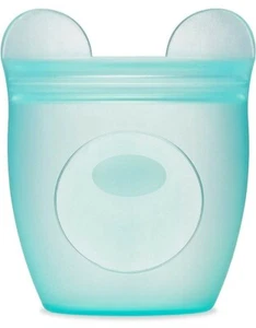 Zip Top Reusable 100% Silicone Baby + Kid Snack Containers Great for toddlers - Picture 1 of 6