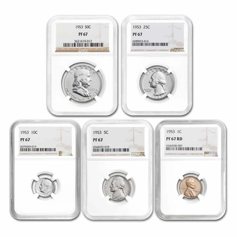 1953 U.S. Proof Set NGC PF-67 - SKU#278140 Cover