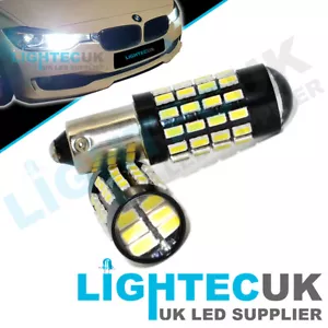 2 BA9S T11 T4W H6W 54 SMD WHITE LED CAR SIDE LIGHT TURN SIGNAL INTERIOR BULBS - Picture 1 of 8