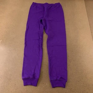 Hanes Ecosmart Girls Sweatpants Blue Pull On Elastic Waist Cotton Blend YXL New - Picture 1 of 3