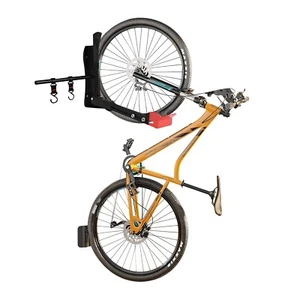 Adjustable Bike Wall Mount Swivel Bicycle Wall Hanger Steady Rack Holds 70Lbs - Picture 1 of 7