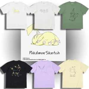 Camisetas Pokemon Boceto Manga Corta UNIQLO UT 6 Colores 2025 NUEVO JAPÓN - Imagen 1 de 52